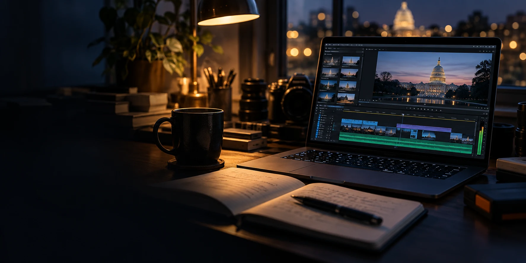 Video editing workspace